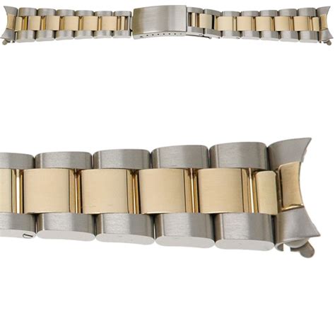 rolex oyster perpetual replacement band|Rolex two tone oyster bracelet.